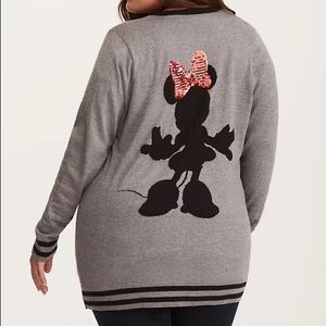 DISNEY MINNIE MOUSE SEQUINED CARDIGAN